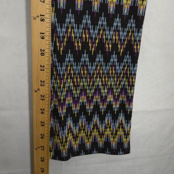Urban Outfitters Pants Womens XS Multicolor Geometric Boho Bootcut Knit Pull On - Picture 10 of 12
